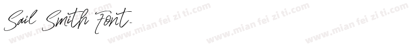 Sail Smith Font字体转换